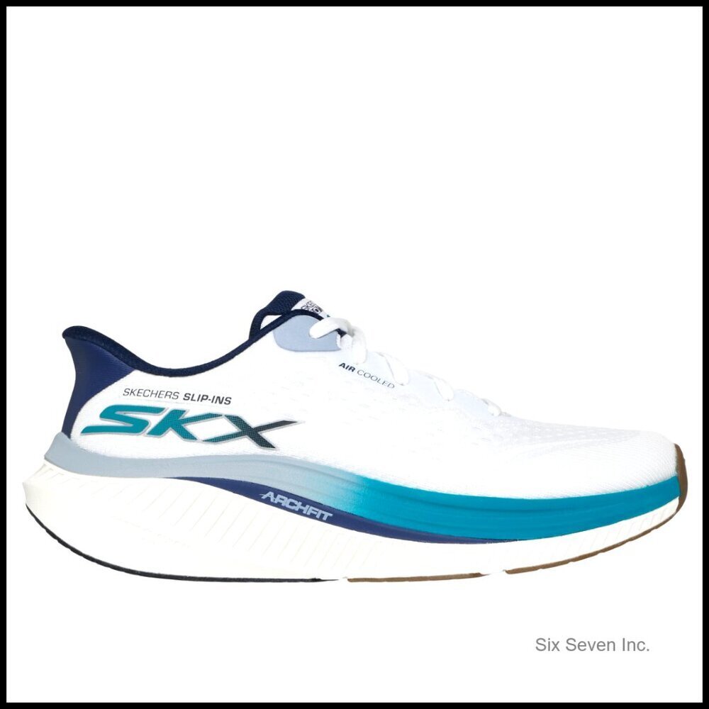 Men's Slip-On Sneakers Arch Fit Cushioned Walking Shoes Lightweight Comfort